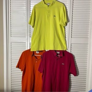 *3 Vintage Lacoste polos